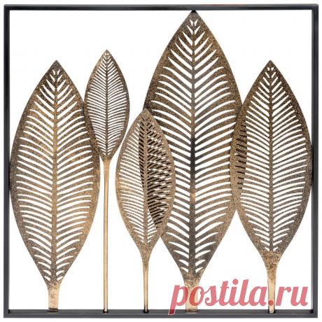 Панно на стену металлическое коричневое "Дакота" - купить за 8050 руб. в интернет-магазине DG-Home