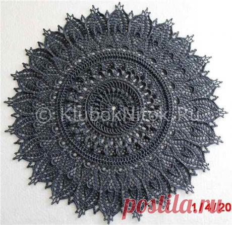 Салфетка MOMENTOUS OCCASIONS | Вязание крючком | Вязание спицами и крючком. Схемы вязания.