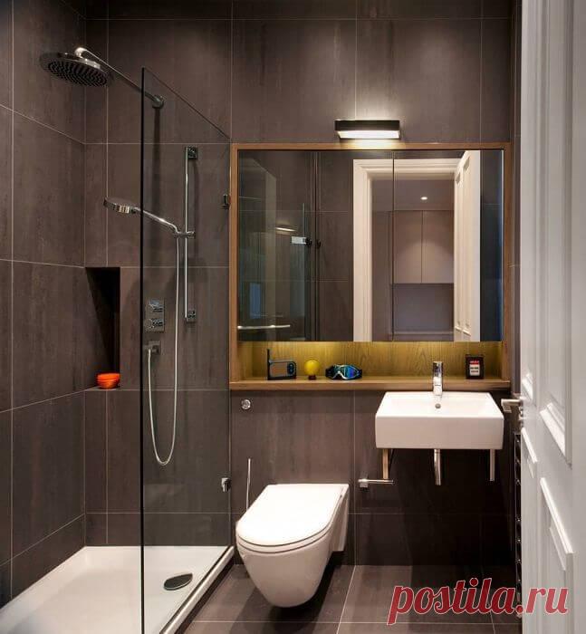 20 идей, как сделать чертовски привлекательной ванную размером с чулан