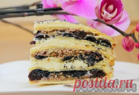 Торт "Непобедимый Наполеон" на сметане - 13 пошаговых фото в рецепте