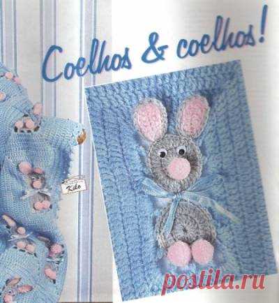 Вязать детский плед. Схема вязания крючком детского пледа с мышатами. - Схемы вязания пледа - Схемы для вязания - Уроки вязания крючком - Вязание крючком, мотивы, схемы для вязания крючком