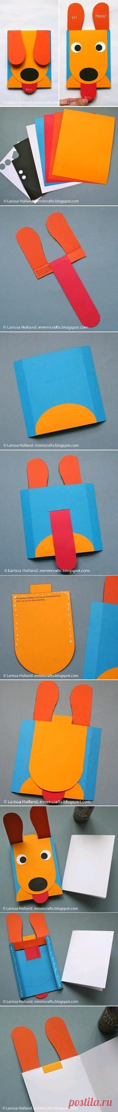 DIY Puppy Fun Card | Kort