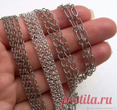 10 см ЦЕПОЧКА - под серебро, под платину. Цепочки для браслетов – купить в интернет-магазине на Ярмарке Мастеров с доставкой 10 см ЦЕПОЧКА - под серебро, под платину. Цепочки для браслетов - купить или заказать в интернет-магазине на Ярмарке Мастеров | 10 см ЦЕПОЧКА - под серебро, под платину  &hellip;