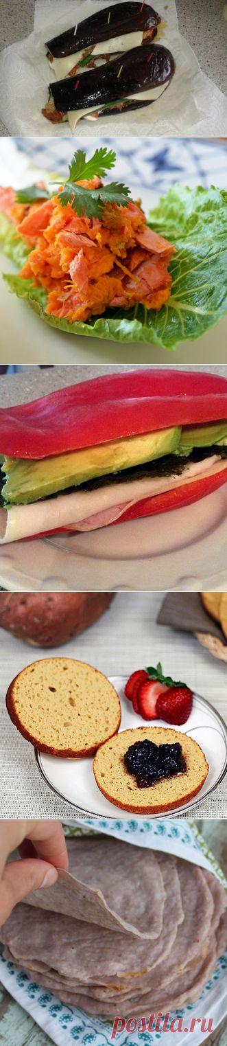Баклажанный бутерброд-обманка для пикника | 4vkusa.ru