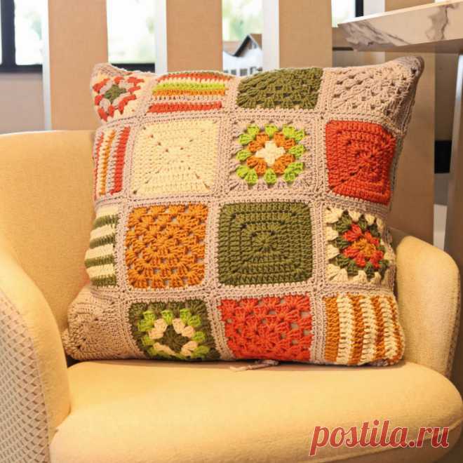 6 классных подушек крючком, которые украсят дачу и не только | Вязание с Paradosik_Handmade | Дзен