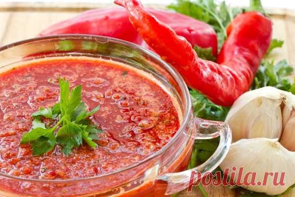 Аджика. Самый простой и вкусный рецепт (без уксуса). Заготовки, консервация, закрутки