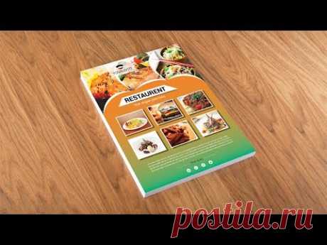 Illustrator tutorial - Restaurant flyer design