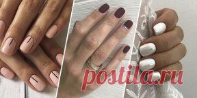10 крутых идей маникюра для коротких ногтей - Лайфхакер
