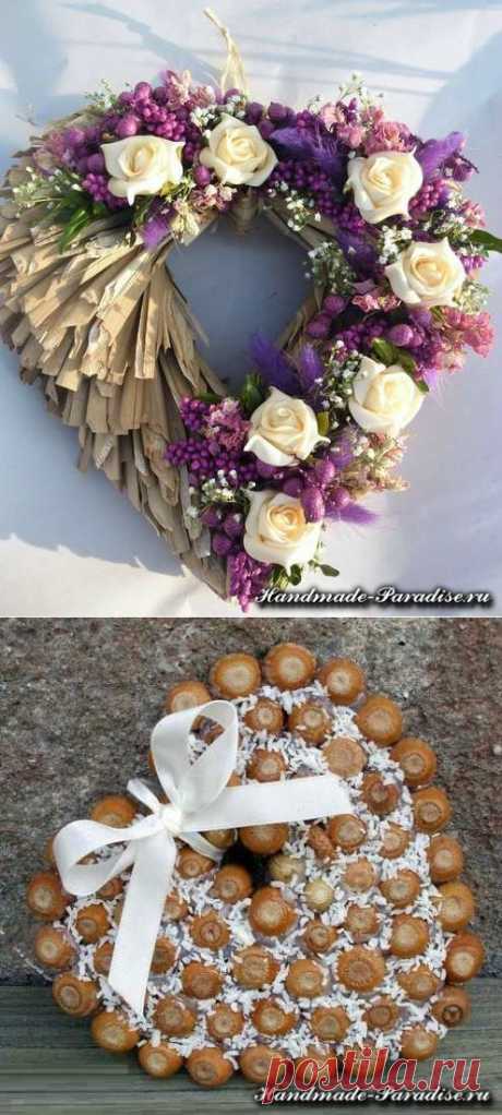 Экостиль. Валентинки из природных материалов - Handmade-Paradise