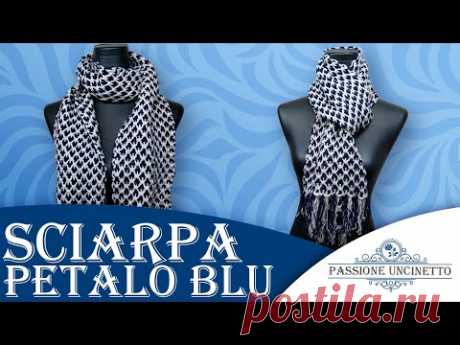 TUTORIAL: Sciarpa Petalo Blu