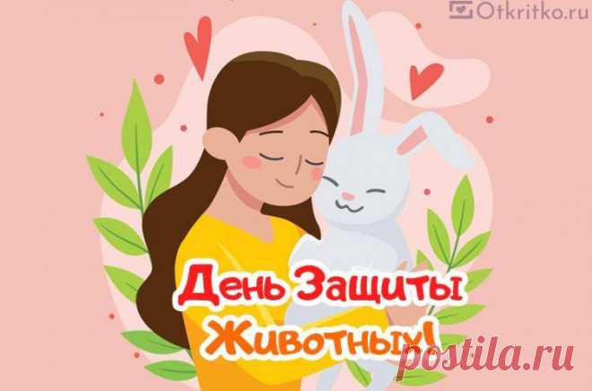 Настал Всемирный день животных,
Давайте вспомним в этот час,
Что всем зверям нужна забота,
Частичка теплоты от нас. Открытки на День защиты животных.