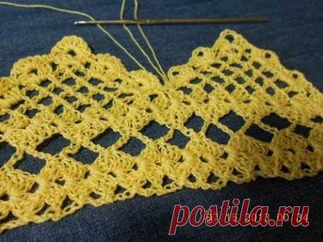 Orilla tejida en Picos parte 1 de 2