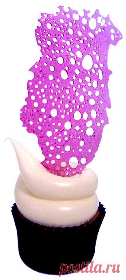 The Lone Baker - Journal - Fast Bubble Sugar Cupcake Decorations