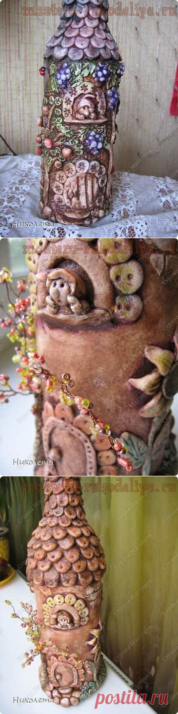 Мастер-класс по лепке из соленого теста: Домик для гномиков