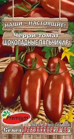 Томат черри Шоколадные пальчики F1 0,05 гр цв.п - томат высокорослый (индетерминантный) - купить в интернет-магазине «Агросемфонд» с доставкой Почтой России