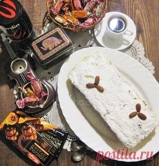 Кекс с черносливом и творогом