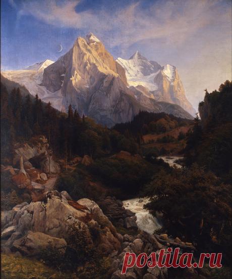 Иоганн Вильгельм Ширмер ( Johann Wilhelm Schirmer),1807-1863 .Германия.