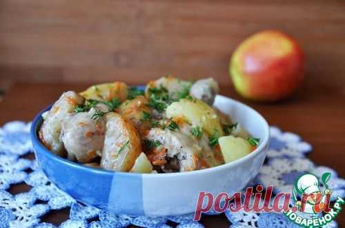 Курица по-армянски.