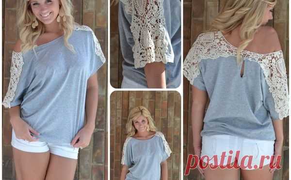 Вязание и ткань комбинирование | Креативные идеи - для дома, для сада, вязание, шитье, описание моделей