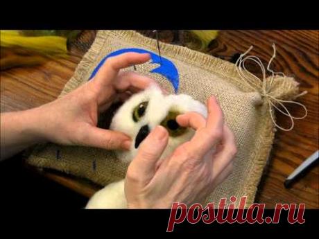 How to Needle Felt an Eye: Sarafina Fiber Art Techniques