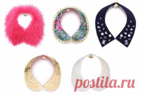 Накладные воротнички. Ручная работа.