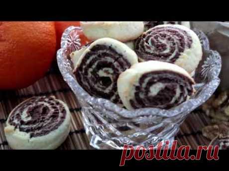 ♥♥♥Классные печенюхи!♥♥♥ Шоколадно ванильное песочное печенье