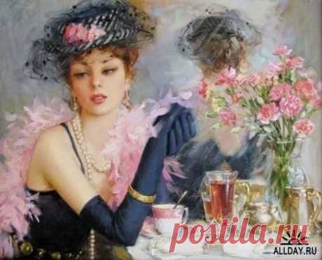 От старой бабушки до самой юной девы
Есть в женщине частичка древней Евы.
И потому без видимой причины
До смерти в нас влюбляются мужчины!
Нас любят и юнцы, и старики,
И любят не за то, а вопреки.
Пусть мы плутовки, дурочки, болтушки,
Ленивые хозяйки, хохотушки,
Транжирки, приставучие, как кошки,
И даже сумасшедшие немножко...
Мы — женщины, а значит, совершенство!
Мы дарим нежность, теплоту, блаженство,
Очаг храним, детей своих рожаем,
И дом, где мы, не зря зовется Раем!