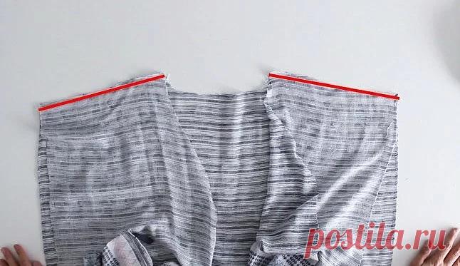 Кимоно из палантина без выкройки: мастер-класс — Мастер-классы на BurdaStyle.ru