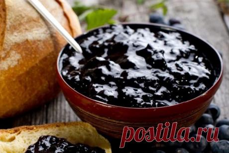 Повидло из черники — Сад Заготовка