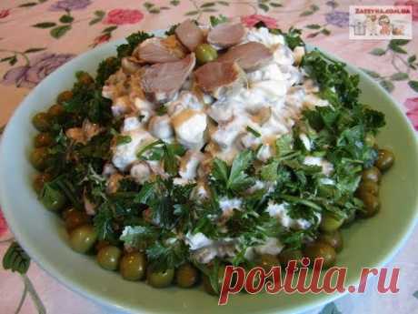 Салат &quot;Бюджетный&quot; с куриными желудками и грибами  - Очень Вкусно, Просто и Недорого! - YouTube