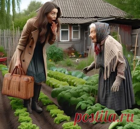 Обнаружила на своей даче незнакомую бабку…