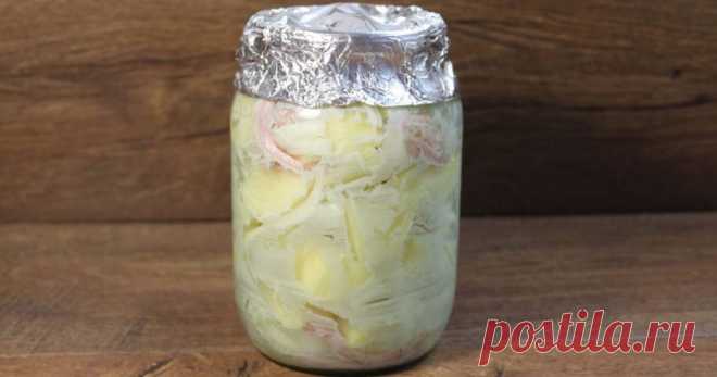 Это самый вкусный картофель в мире! Никакой горшочек и рукав не сравнится с банкой Читать далее...