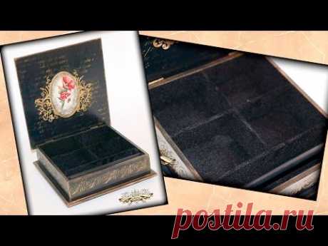 Внутренняя отделка шкатулок. Способ 2