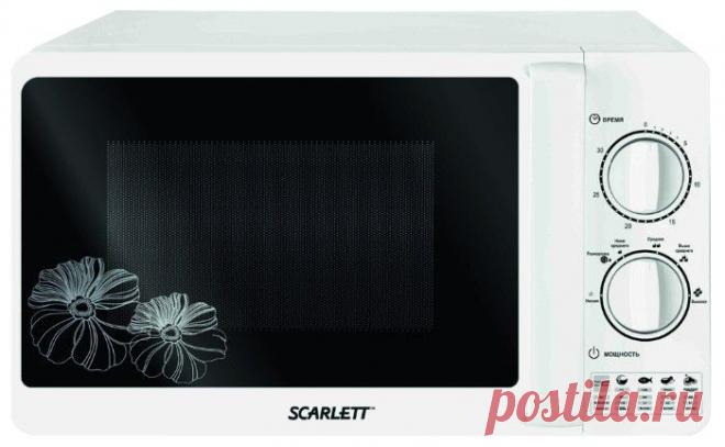 Микроволновая печь Scarlett SC-MW9020S01M.
Биокерамическая поверхность против развития бактерий внутри печи
Микроволновая печь Scarlett SC-MW9020S01M выделяется приятным дизайном, простым управлением и доступной ценой. Камера покрыта биокерамической эмалью, которая легко моется от пищевых отходов и препятствует возникновению запахов. Для открытия двери используется ручка, а за режим и время работы отвечают два поворотных регулятора.