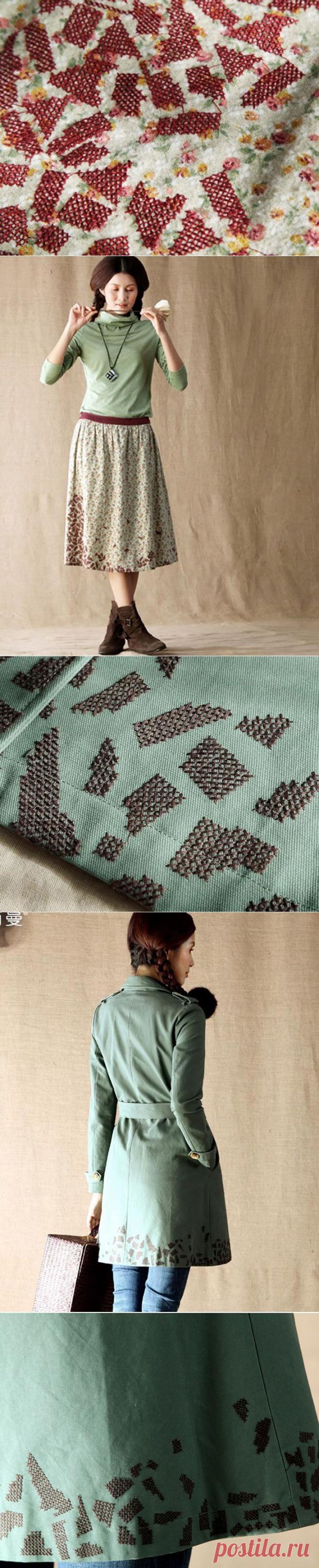 Интересная геометрическая вышивка и ее применение / Вышивка /