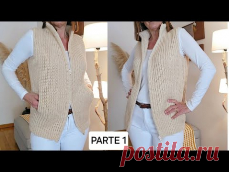 Как связать #жилет крючком. ЧАСТЬ 1