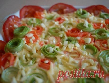 Красивая овощная запеканка