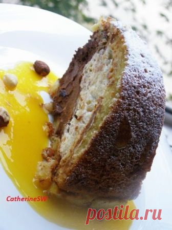 SW: Шифоновый Zuccotto с апельсиновым соусом