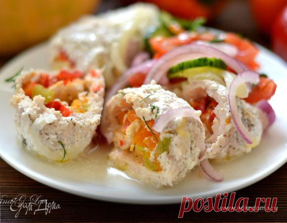 Куриные крученики, фаршированные тыквой, разноцветным перчиком и сыром рецепт 👌 с фото пошаговый | Едим Дома кулинарные рецепты от Юлии Высоцкой