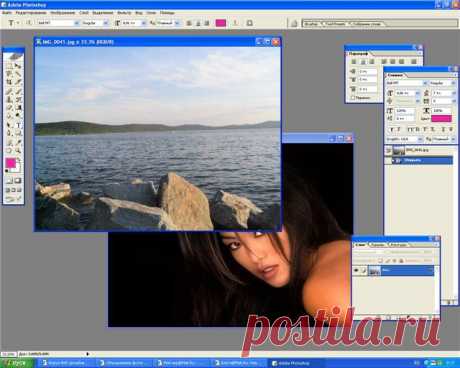 Урок Photoshop - Объединение фотографий