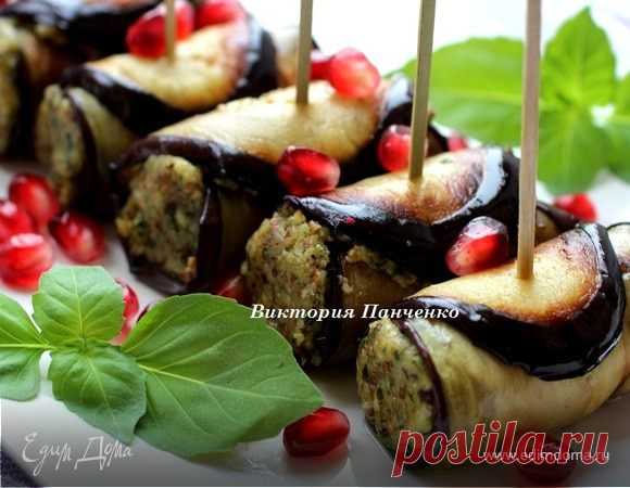 Рулетики из баклажанов с орехами рецепт 👌 с фото пошаговый | Едим Дома кулинарные рецепты от Юлии Высоцкой