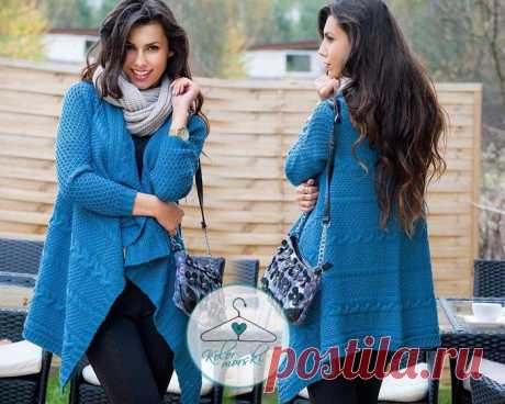 Идеи кардиганов спицами.