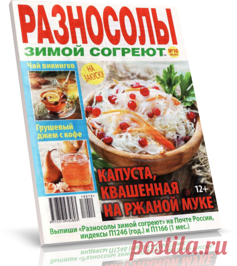 Читать журнал Разносолы зимой согреют №10 2018 бесплатно.
