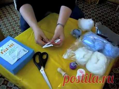 Wool Fairy Tutorial Part 1 of 7 - YouTube