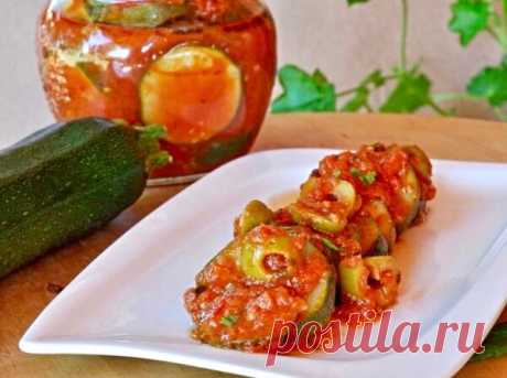 Ломтики цуккини в остром томатном соусе. И закуска, и гарнир | ПРОСТО ВКУСНО | Яндекс Дзен