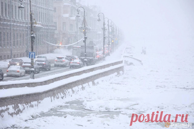 Фото и видео метели в Петербурге - 16 декабря 2024 - ФОНТАНКА.ру