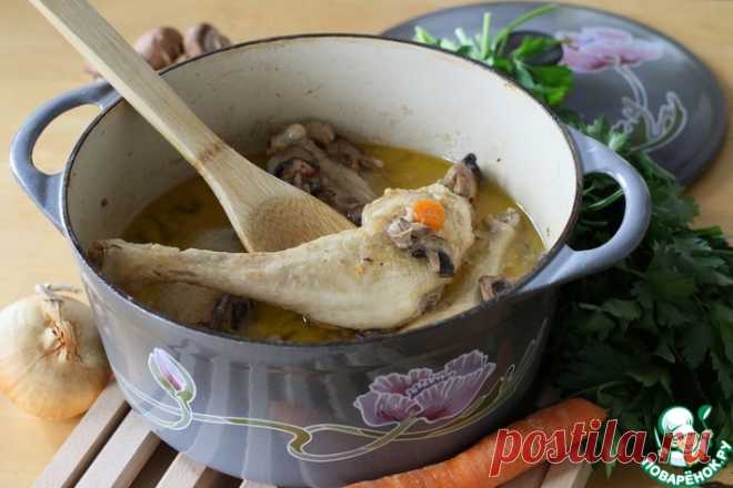 Куриные окорочка по старинному французскому рецепту Кулинарный рецепт