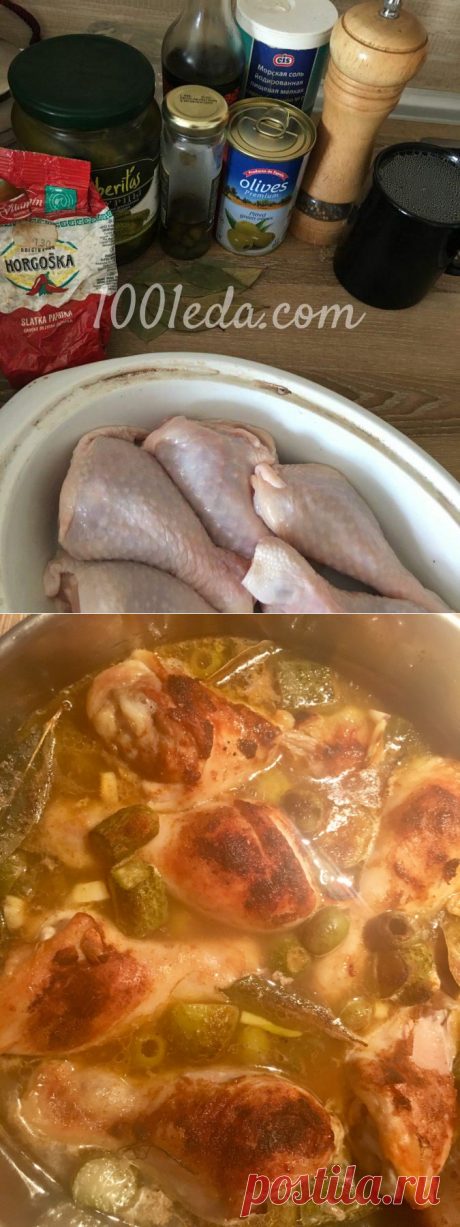 Курочка с характером, запечённая в пряном маринаде!