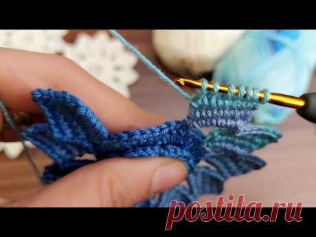 Tunisian Crochet model 😍Tunus işi kolay örgü modeline bayılacaksınız📢
