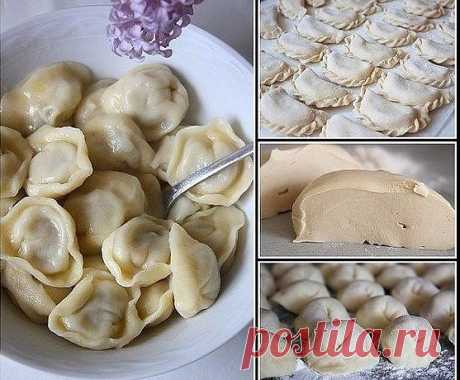 Вкуснейшее универсальное заварное тесто для вареников, пельменей, поз, чебуреков...